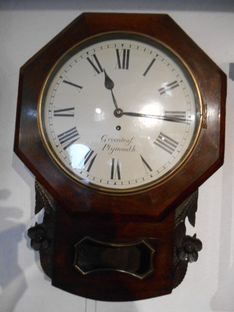 Wall  Clocks Late 18th Century Drop Dial Fusee Wall Timepiece image #1