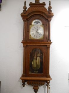 Wall  Clocks Beautiful Edwardian Moon Phase Strike Vienna image #1