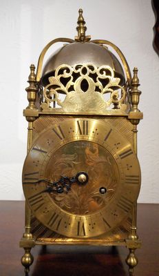 Mantel Clocks Sorley of Glasgow Eight Day Strike Lantern Clock image #1